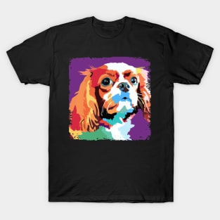 Cavalier King Charles Spaniel Pop Art - Dog Lover Gifts T-Shirt